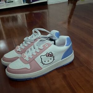 Hello Kitty Kids Sneakers - Pink and White